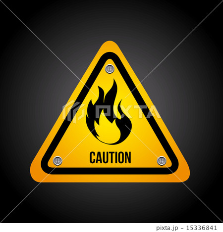 Danger design over gray background vector illustration 15336841
