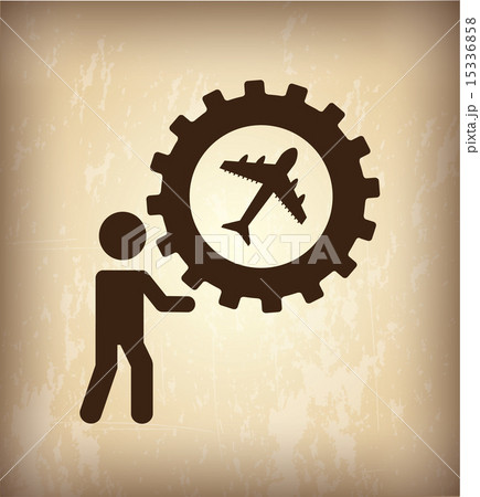 human resources over bronze background vector illustration 15336858