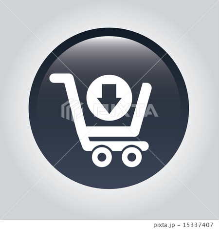 add to cart over gray background vector illustration add to cart over gray background vector illustration 15337407