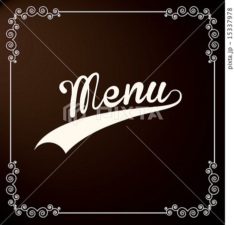 menu design over black background vector illustration menu design over black background vector illustration 15337978
