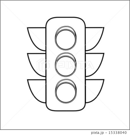 semaphore design over white background vector illustration 15338040