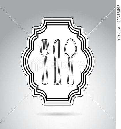 menu design over gray background vector illustration menu design over gray background vector illustration 15338643
