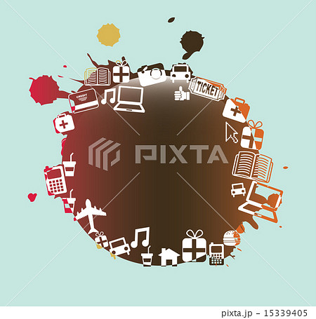 shopping design over blue background vector illustration 15339405