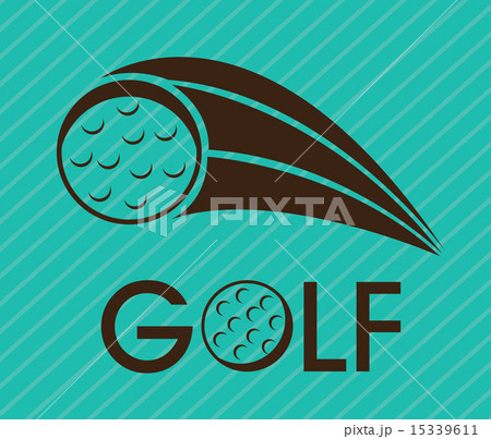 golf design over blue background vector illustration golf design over blue background vector illustration 15339611