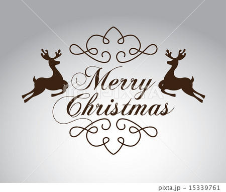 christmas design over gray background vector illustration christmas design over gray background vector illustration 15339761