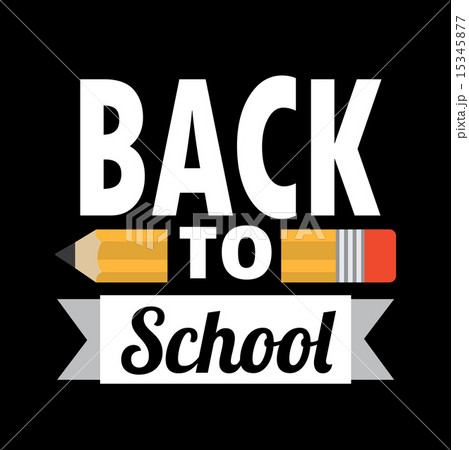 School design over black background vector illustration 15345877