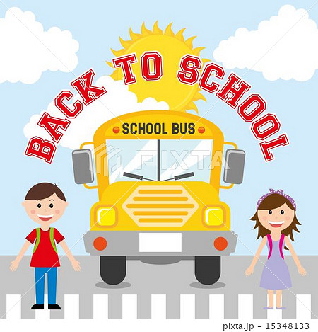 back to school design over sky background vector illustration 15348133