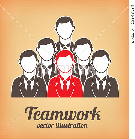 teamwork design over gray background vector illustration teamwork design over gray background vector illustration 15348138