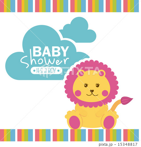 baby shower design over white background vector illustration 15348817