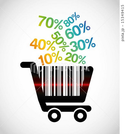 shopping design over gray background vector illustration 15349415
