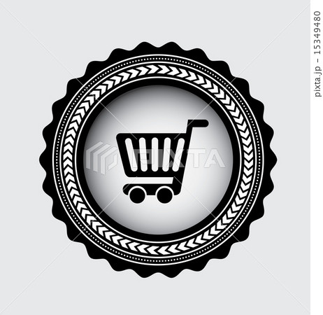 Shopping design over gray background vector illustration 15349480