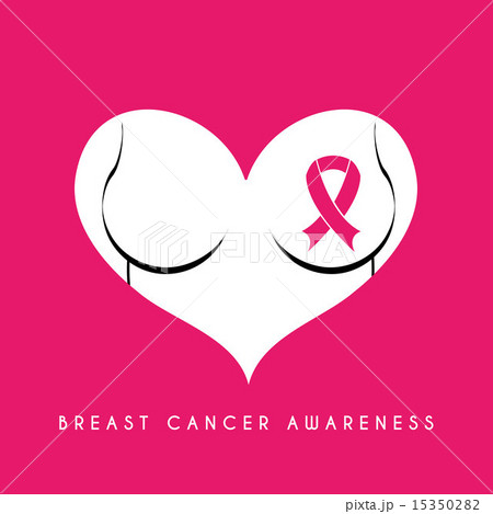 ribbon pink over pink background vector illustration 15350282