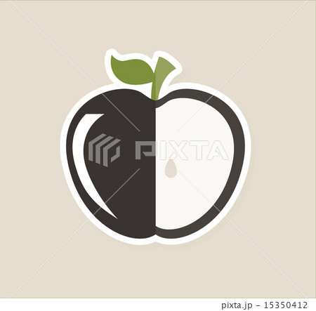 healthy food over gray background vector illustration 15350412