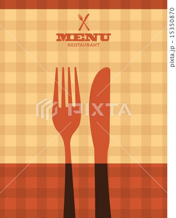 menu design over pattern background vector illustration menu design over pattern background vector illustration 15350870