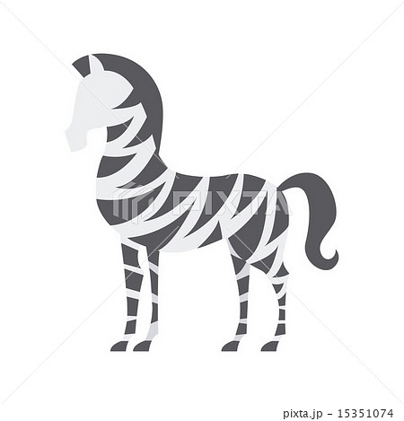 Africa zebra design over white background vector illustration 15351074