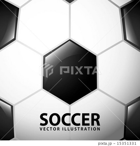 soccer design over ball background vector illustration 15351331