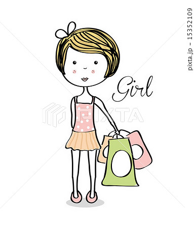 Beautiful woman over white background vector illustration 15352109