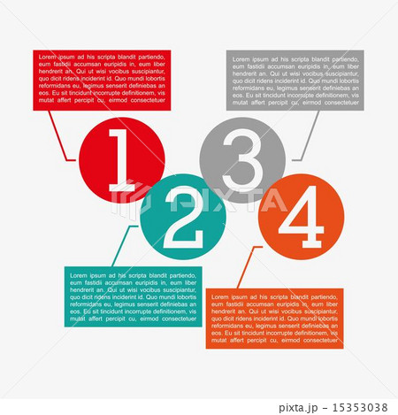 numbers design over white background vector illustration 15353038