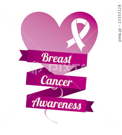 breast cancer over white background vector illustration breast cancer over white background vector illustration 15353128