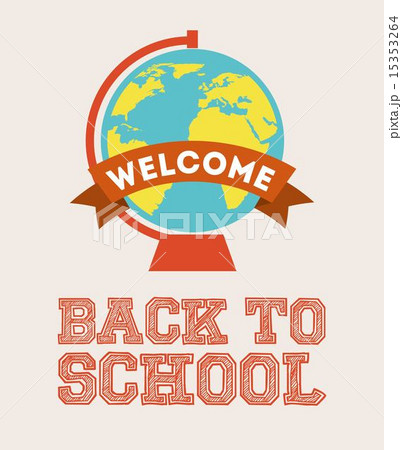 back to school over white background vector illustration 15353264
