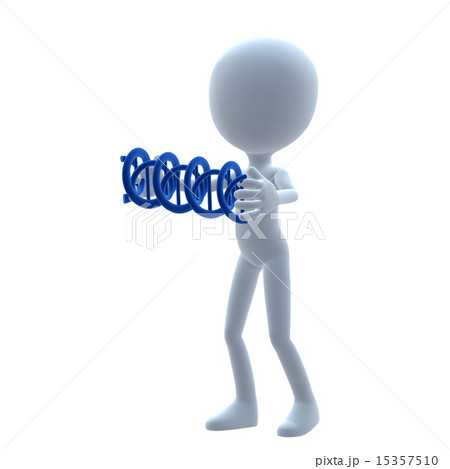 3D Guy Wtih DNA 3D Guy Wtih DNA 15357510