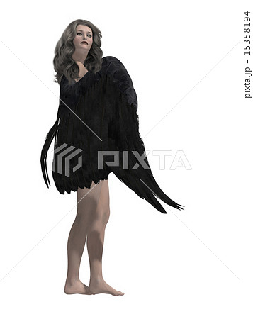 Angel With Wings Folded 15358194