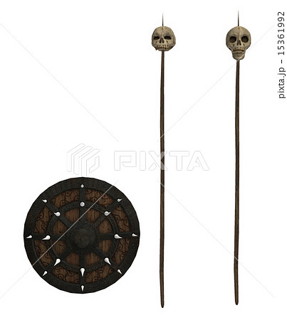 Shield And Skull Spears 15361992