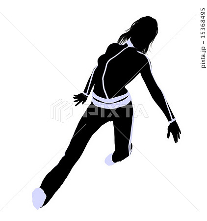 Female Urban Dance Illustration Silhouette Female Urban Dance Illustration Silhouette 15368495