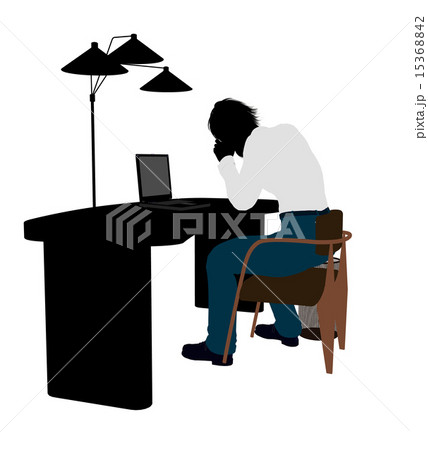 African American Male Business Silhouette 15368842