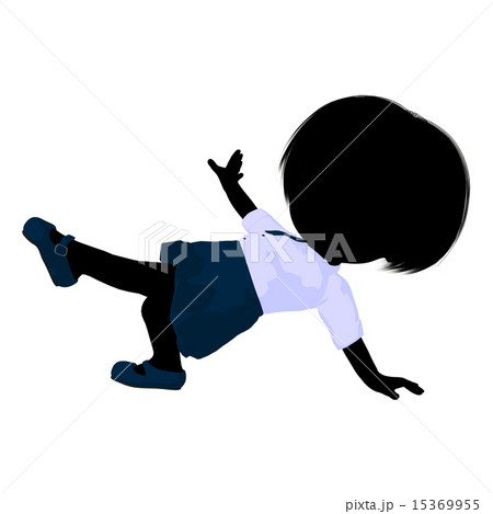 Little School Girl Illustration Silhouette Little School Girl Illustration Silhouette 15369955