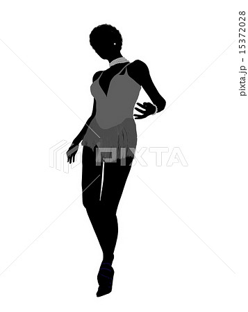 African American Showgirl Silhouette 15372028