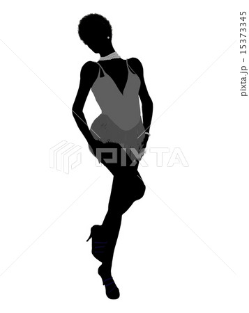 African American Showgirl Silhouette 15373345
