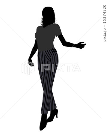 Female Office Illustration Silhouette Female Office Illustration Silhouette 15374520