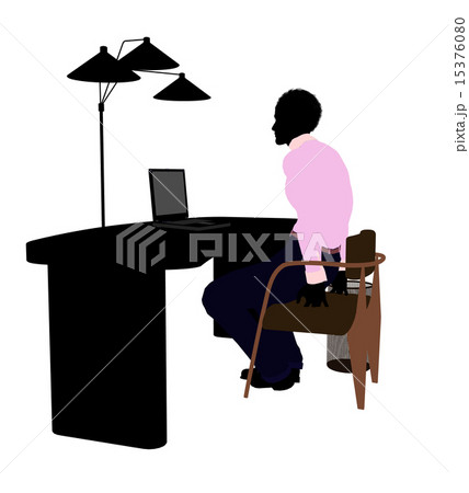 African American Male Business Silhouette African American Male Business Silhouette 15376080