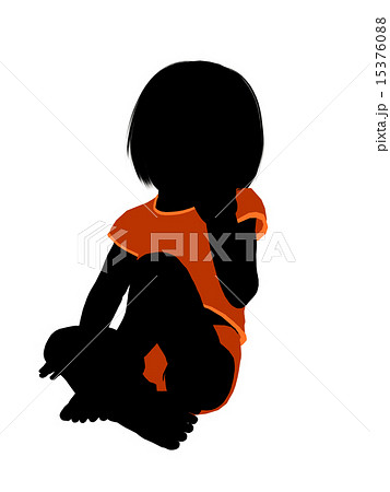 Female Infant Toddler Illustration Silhouette Female Infant Toddler Illustration Silhouette 15376088