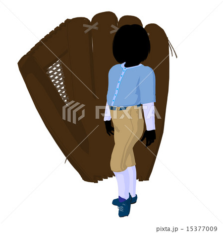 Teen Baseball Player Illustration 15377009