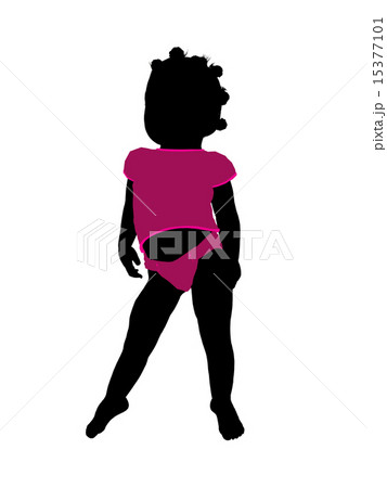 African American Female Infant Toddler Illustration Silhouette African American Female Infant Toddler Illustration Silhouette 15377101