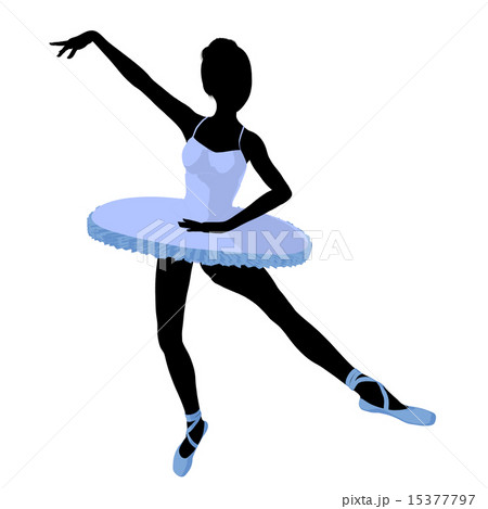 Ballerina Illustration Silhouette 15377797