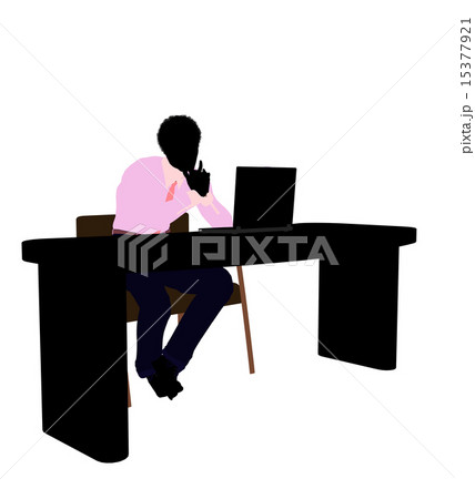 African American Male Business Silhouette 15377921