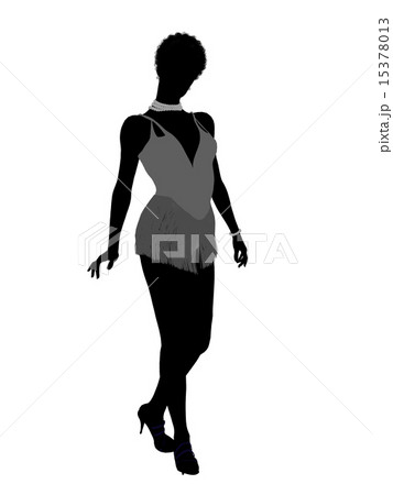 African American Showgirl Silhouette African American Showgirl Silhouette 15378013