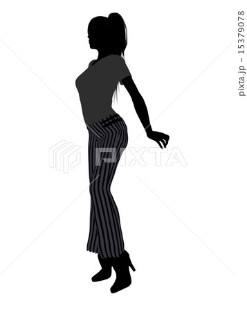 Female Office Illustration Silhouette 15379078