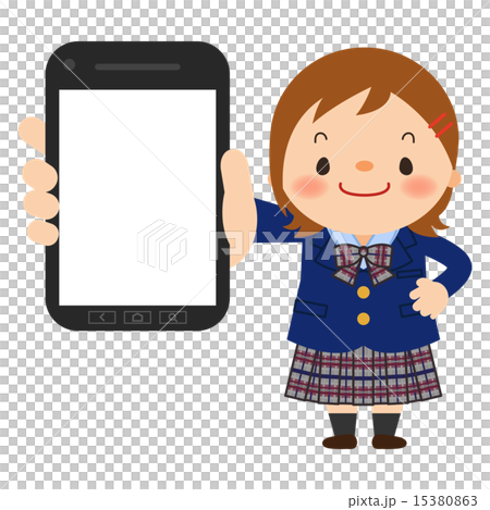 スマホを持つ学生 15380863