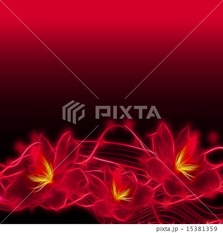 dark red flowers border 15381359