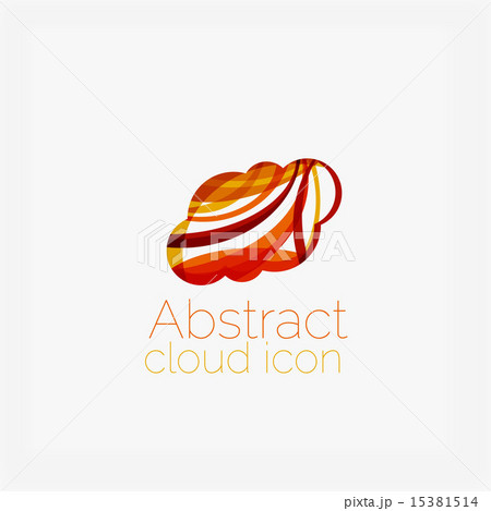 Clean elegant circle shaped abstract geometric logo. Universal for any idea Clean elegant circle shaped abstract geometric logo. Universal for any idea 15381514