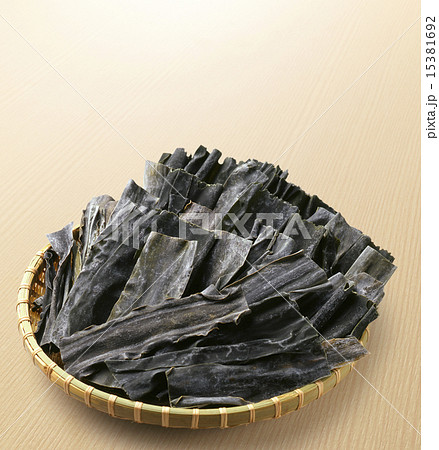 乾燥昆布の写真素材