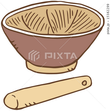 すりこぎ鉢とすりこぎ棒 すりこぎ鉢とすりこぎ棒 15382299