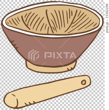 すりこぎ鉢とすりこぎ棒 すりこぎ鉢とすりこぎ棒 15382299