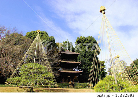椿山荘の三重塔 椿山荘の三重塔 15382993