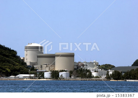 美浜原子力発電所 福井県 三方郡 美浜町 の写真素材