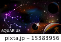 Aquarius Astrological Sign and copy space 15383956
